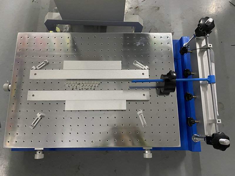 高精密手动锡膏丝印机台